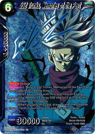 SS2 Trunks, Memories of the Past (SPR Signature) (BT7-030) [Assault of the Saiyans] | Red Riot Games CA