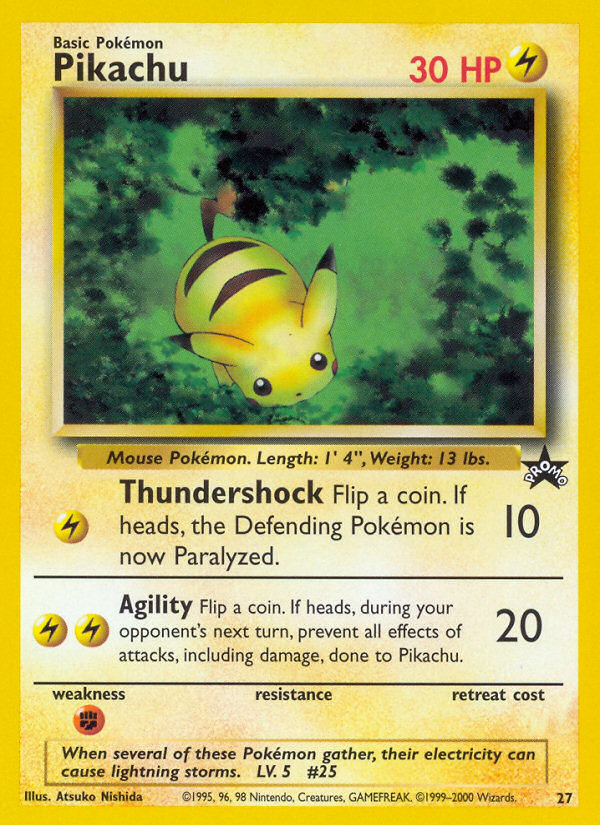 Pikachu (27) [Wizards of the Coast: Black Star Promos] | Red Riot Games CA