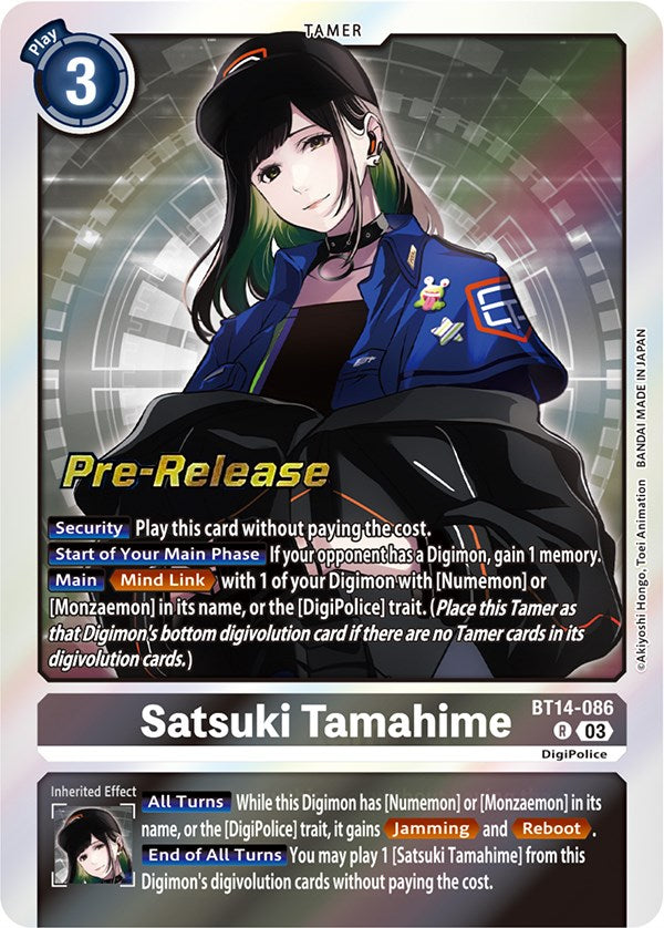 Satsuki Tamahime [BT14-086] [Blast Ace Pre-Release Cards] | Red Riot Games CA
