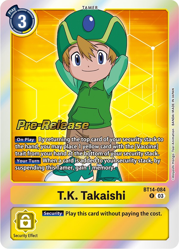 T.K. Takaishi [BT14-084] [Blast Ace Pre-Release Cards] | Red Riot Games CA