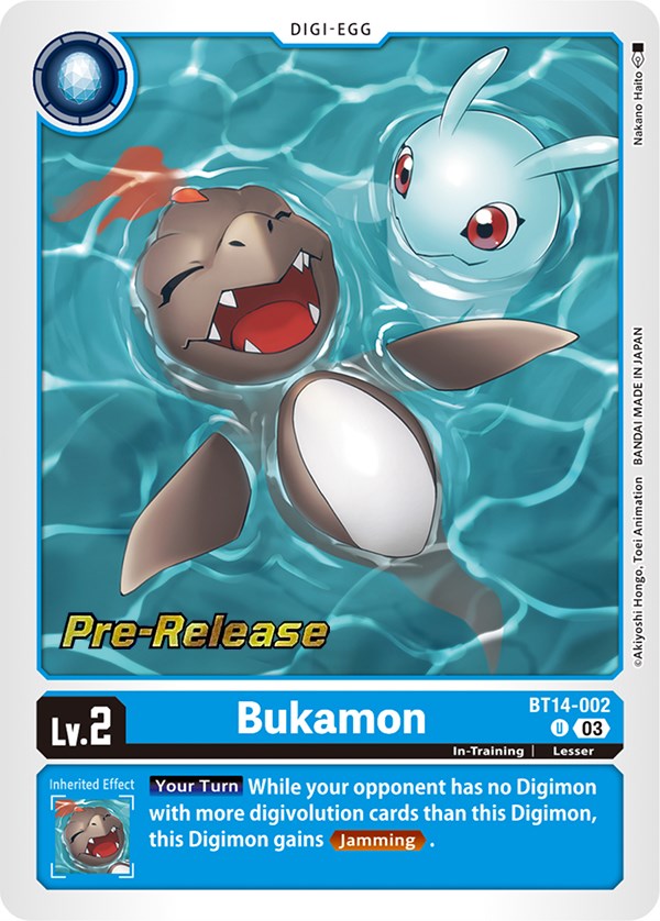 Bukamon [BT14-002] [Blast Ace Pre-Release Cards] | Red Riot Games CA