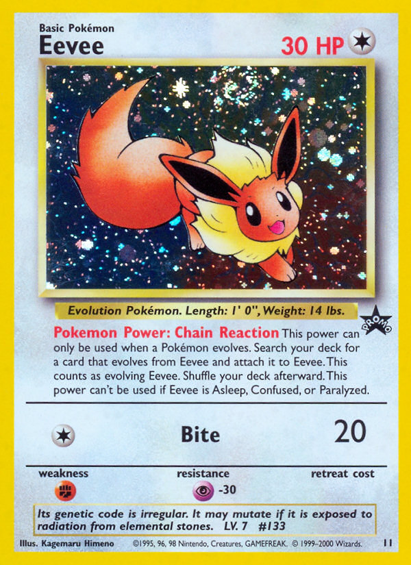 Eevee (11) [Wizards of the Coast: Black Star Promos] | Red Riot Games CA