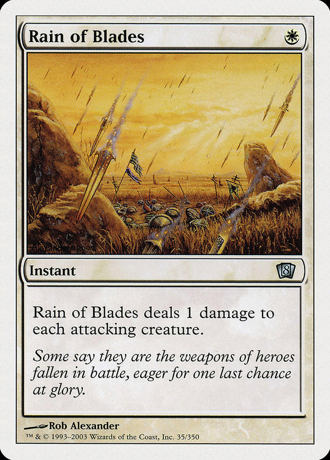 Rain of Blades [Eighth Edition] | Red Riot Games CA