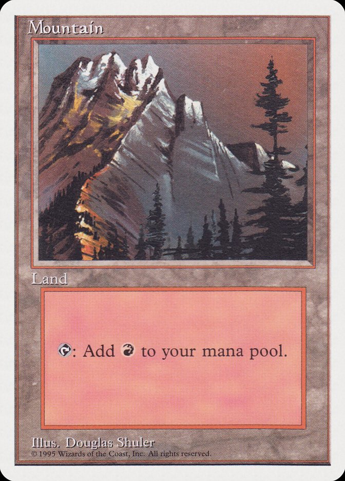 Mountain (Red Sky in the Top Right) [Rivals Quick Start Set] – Red Riot ...