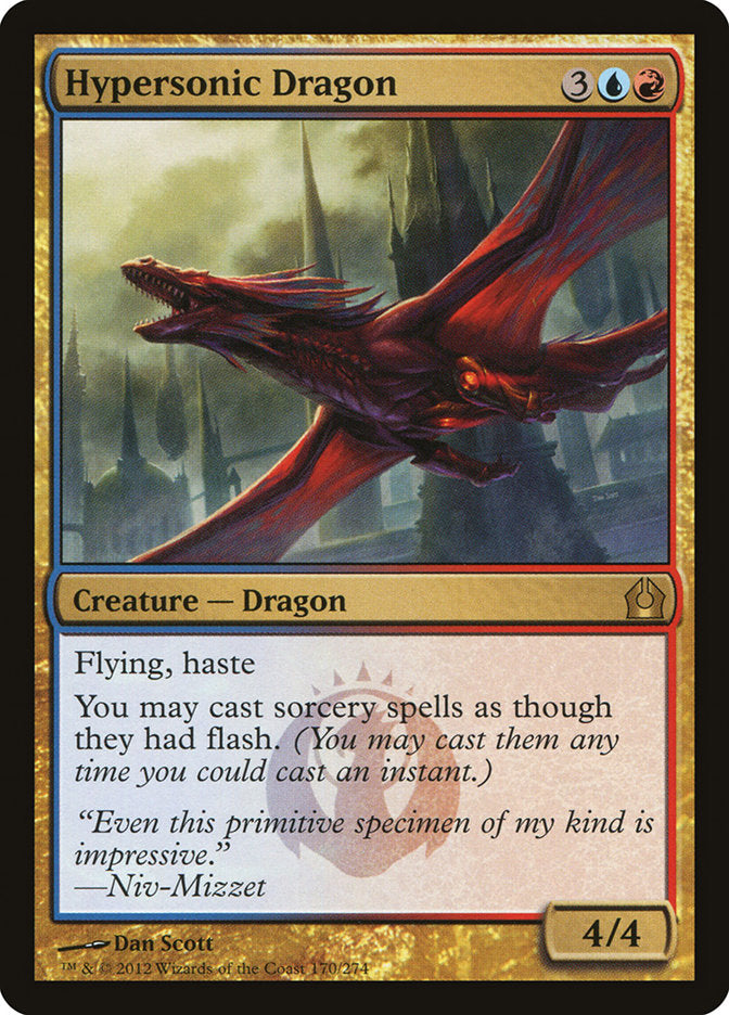 Hypersonic Dragon [Return to Ravnica] | Red Riot Games CA