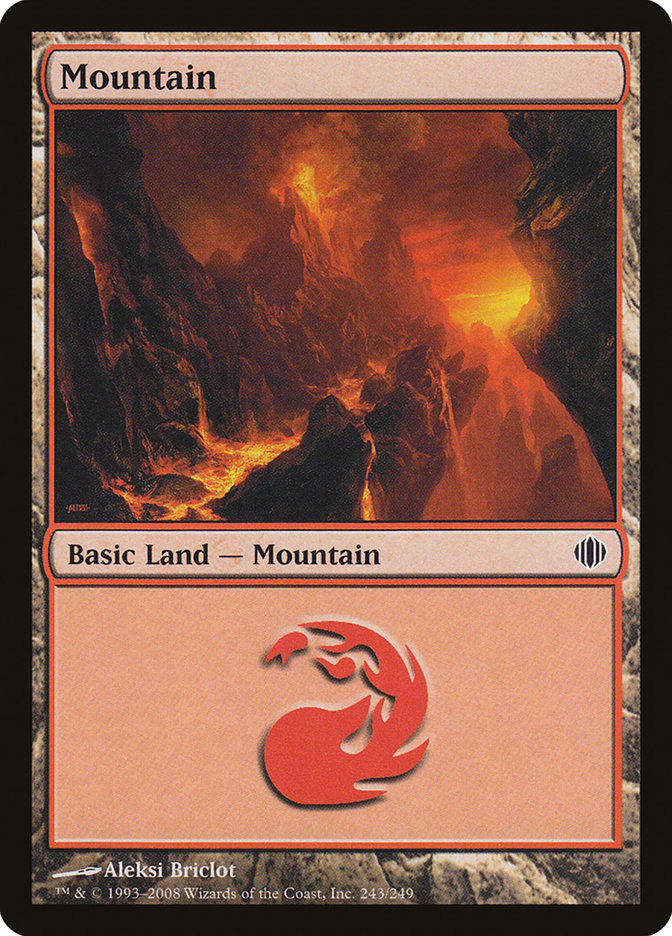 Mountain (243) [Shards of Alara] | Red Riot Games CA