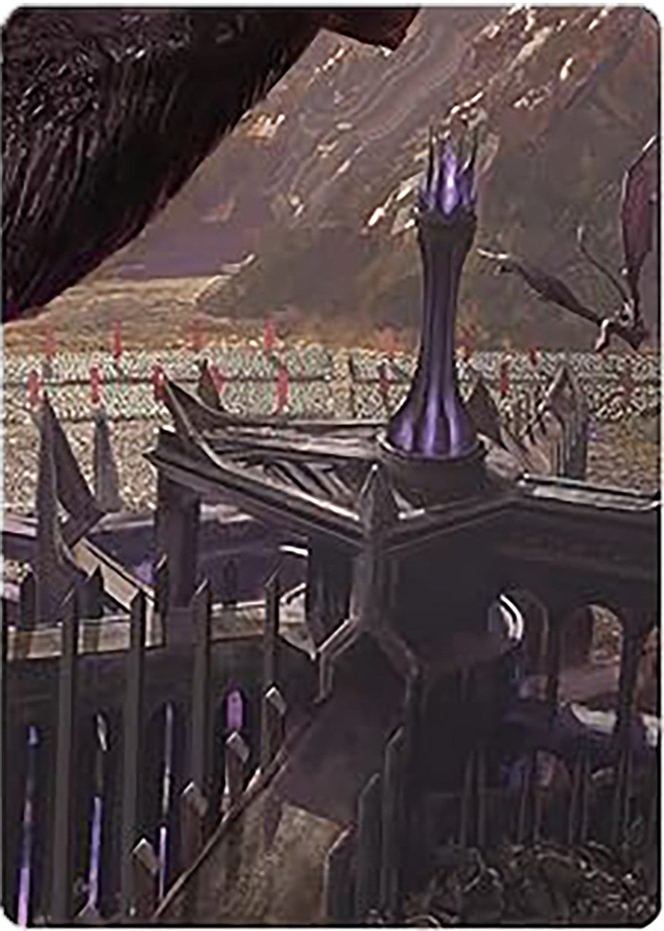 Minas Morgul, Dark Fortress Art Card [The Lord of the Rings: Tales of Middle-earth Art Series] | Red Riot Games CA