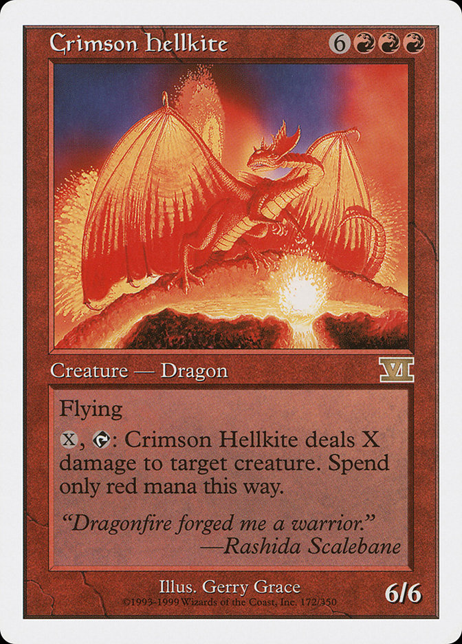 Crimson Hellkite [Classic Sixth Edition] | Red Riot Games CA