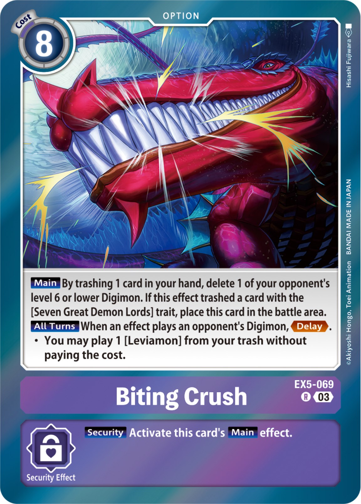 Biting Crush [EX5-069] [Animal Colosseum] | Red Riot Games CA
