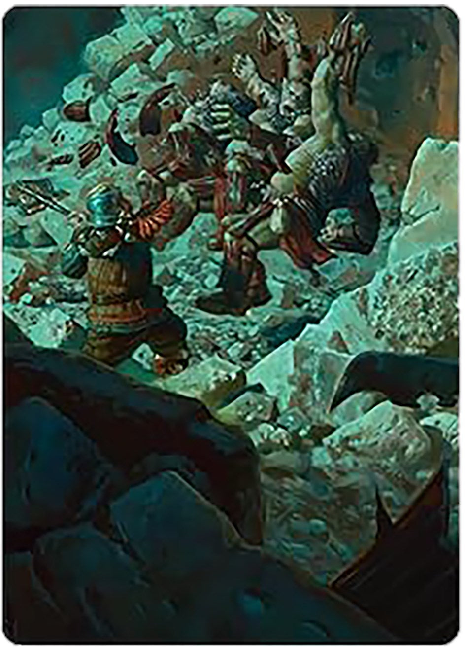 Gimli's Reckless Might Art Card [The Lord of the Rings: Tales of Middle-earth Art Series] | Red Riot Games CA