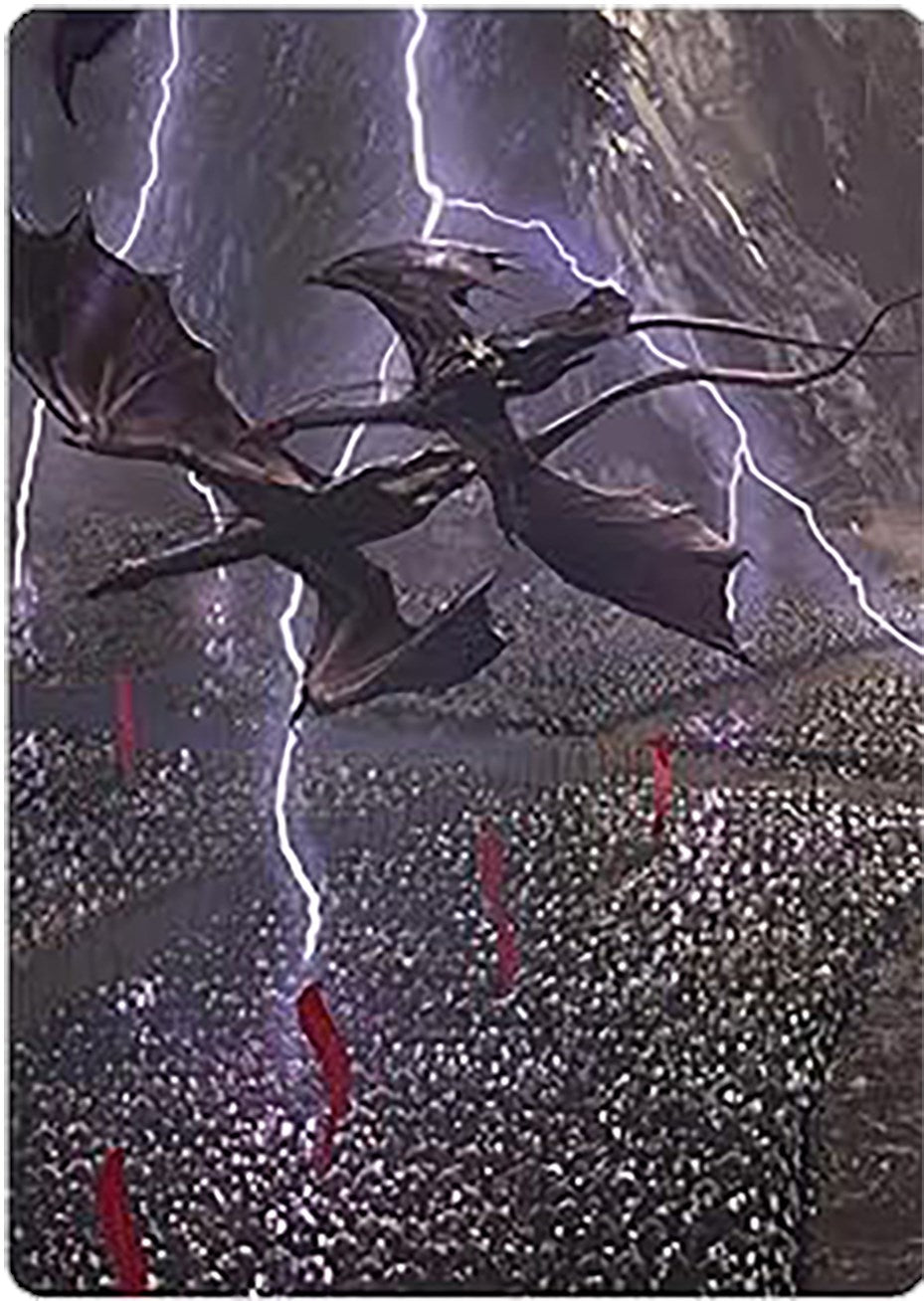 Mordor on the March Art Card [The Lord of the Rings: Tales of Middle-earth Art Series] | Red Riot Games CA