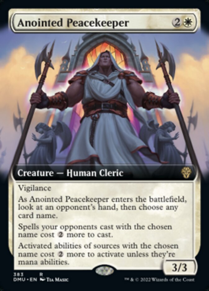 Anointed Peacekeeper (Extended Art) [Dominaria United] | Red Riot Games CA
