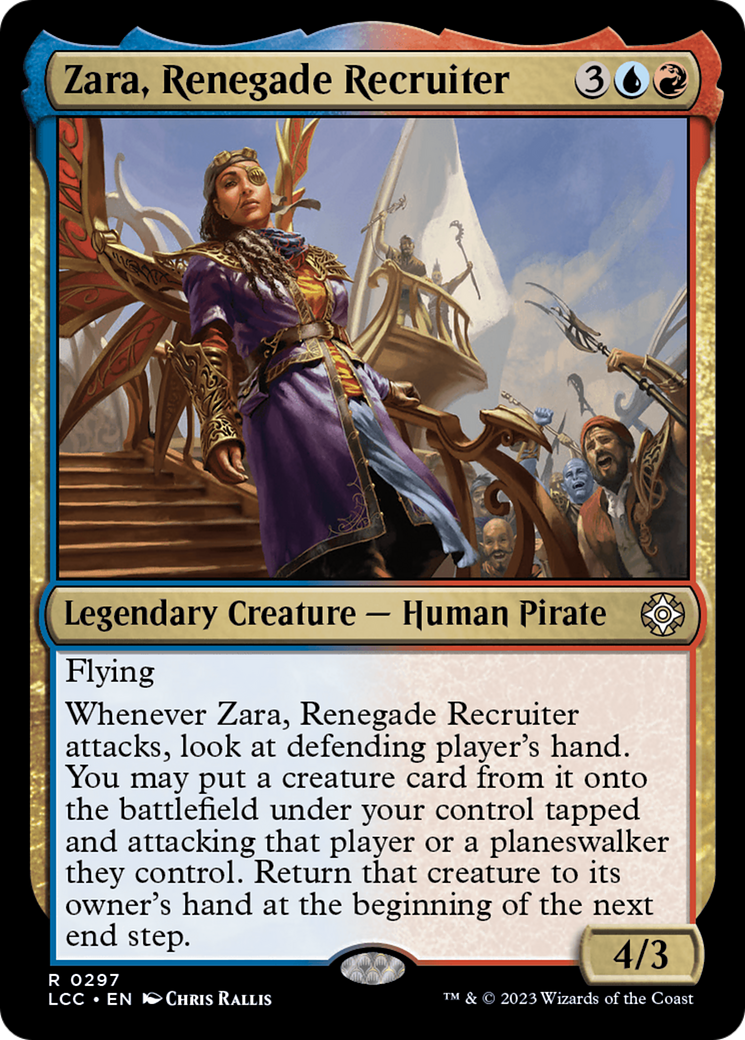 Zara, Renegade Recruiter [The Lost Caverns of Ixalan Commander] | Red Riot Games CA