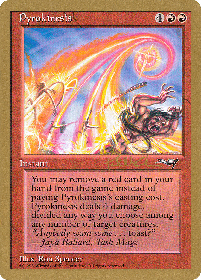 Pyrokinesis (Paul McCabe) [World Championship Decks 1997] | Red Riot Games CA