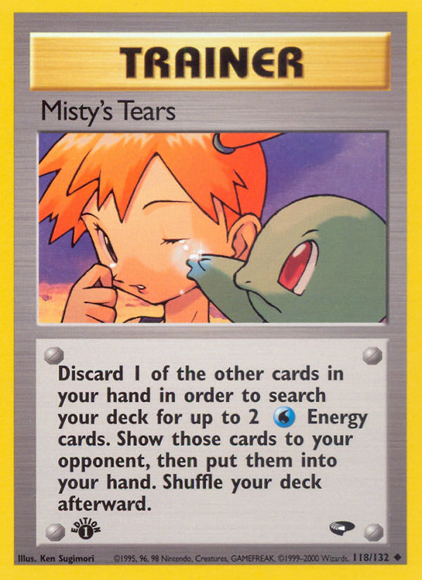 Misty's Tears (118/132) [Gym Challenge 1st Edition] | Red Riot Games CA