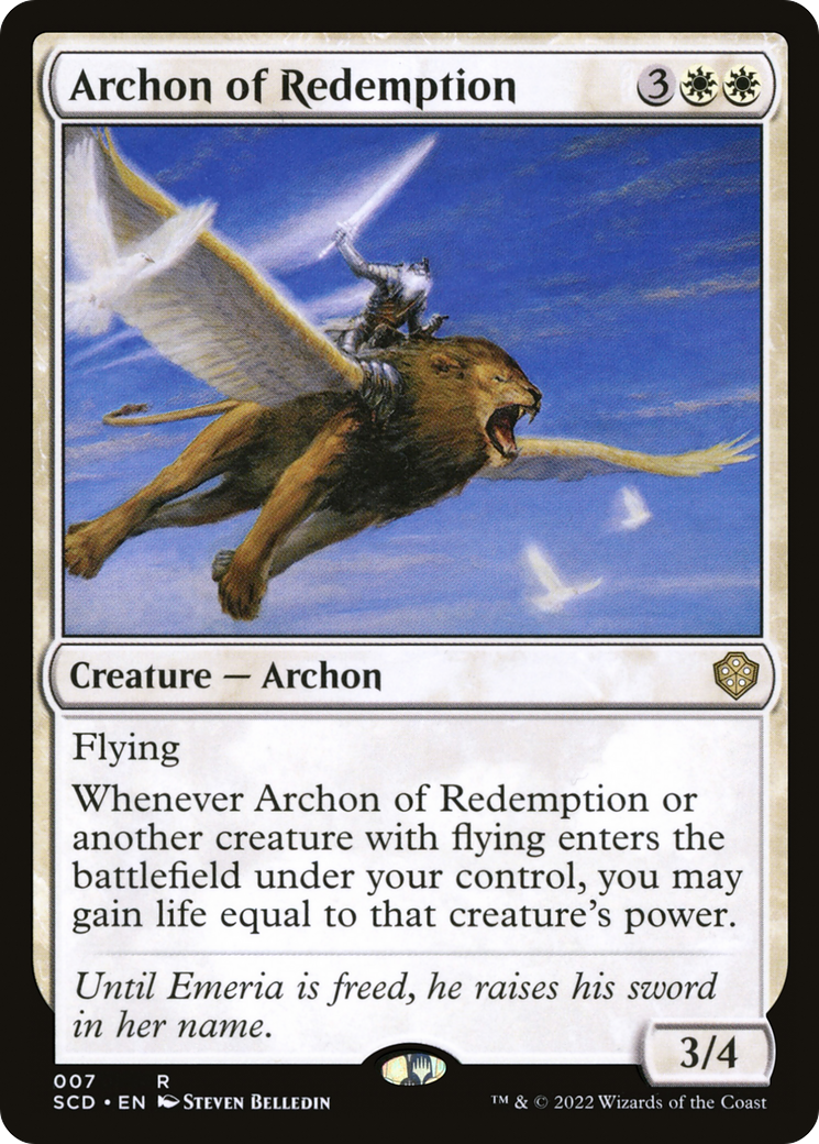 Archon of Redemption [Starter Commander Decks] | Red Riot Games CA