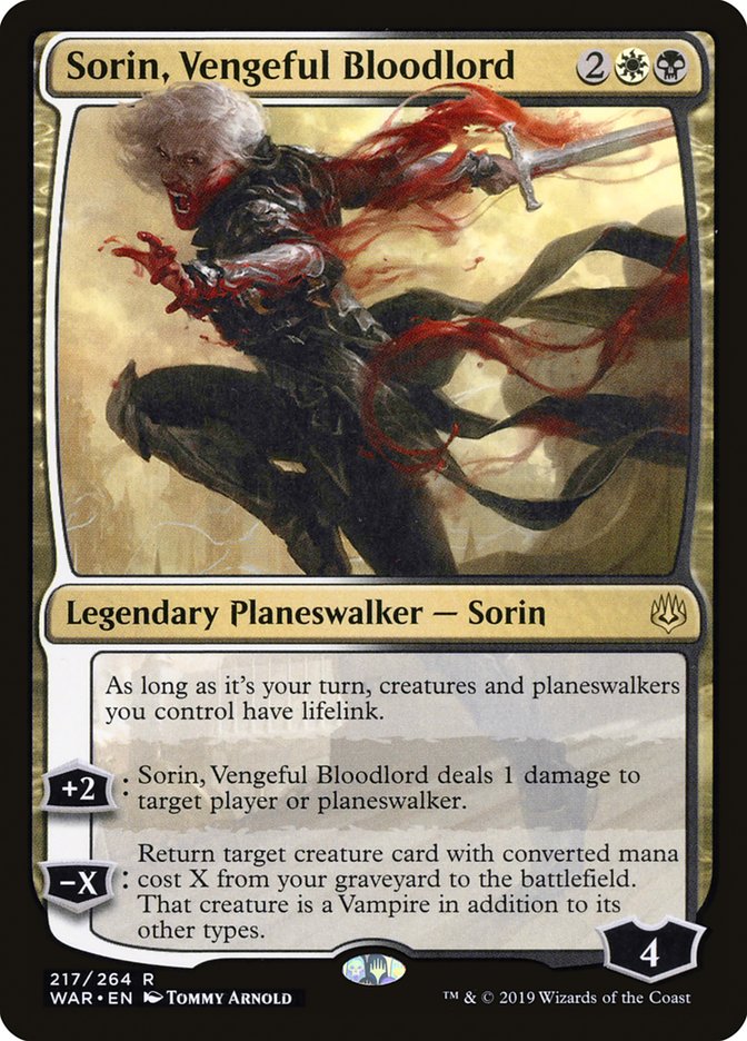 Sorin, Vengeful Bloodlord [War of the Spark] | Red Riot Games CA
