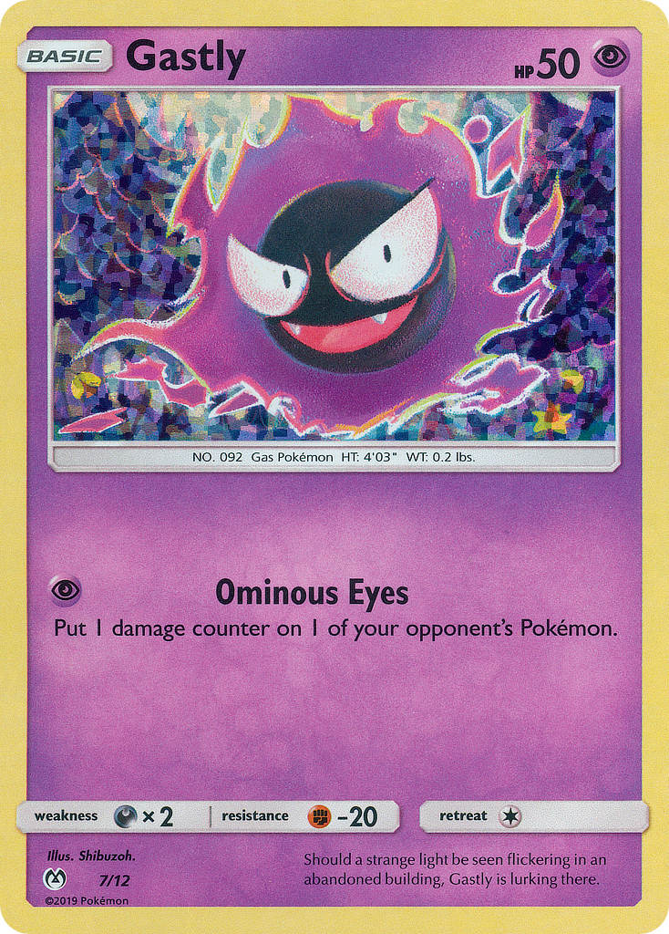 Gastly (7/12) [McDonald's Promos: 2019 Collection] | Red Riot Games CA
