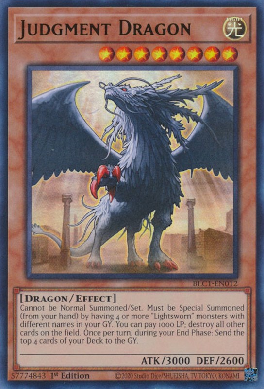 Judgment Dragon [BLC1-EN012] Ultra Rare | Red Riot Games CA