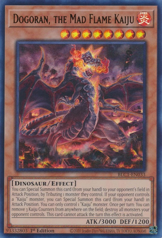 Dogoran, the Mad Flame Kaiju [BLC1-EN033] Ultra Rare | Red Riot Games CA