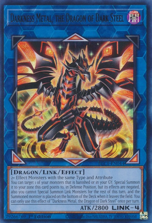 Darkness Metal, the Dragon of Dark Steel [BLC1-EN044] Ultra Rare | Red Riot Games CA