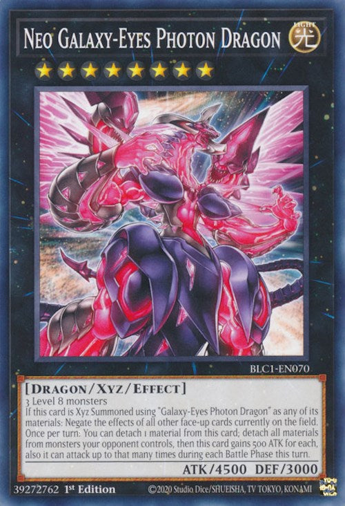 Neo Galaxy-Eyes Photon Dragon [BLC1-EN070] Common | Red Riot Games CA