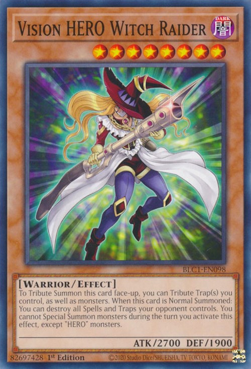 Vision HERO Witch Raider [BLC1-EN098] Common | Red Riot Games CA