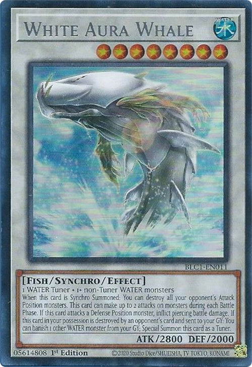 White Aura Whale (Silver) [BLC1-EN011] Ultra Rare | Red Riot Games CA