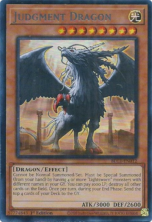 Judgment Dragon (Silver) [BLC1-EN012] Ultra Rare | Red Riot Games CA