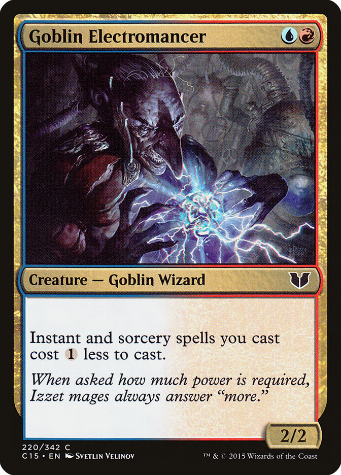 Goblin Electromancer [Commander 2015] | Red Riot Games CA