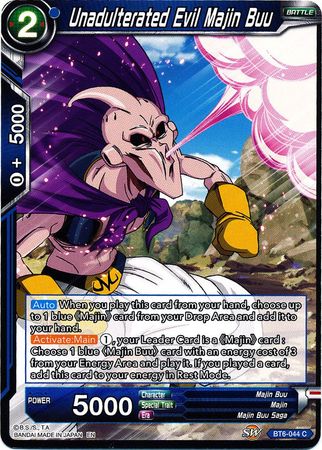 Unadulterated Evil Majin Buu (BT6-044) [Destroyer Kings] | Red Riot Games CA