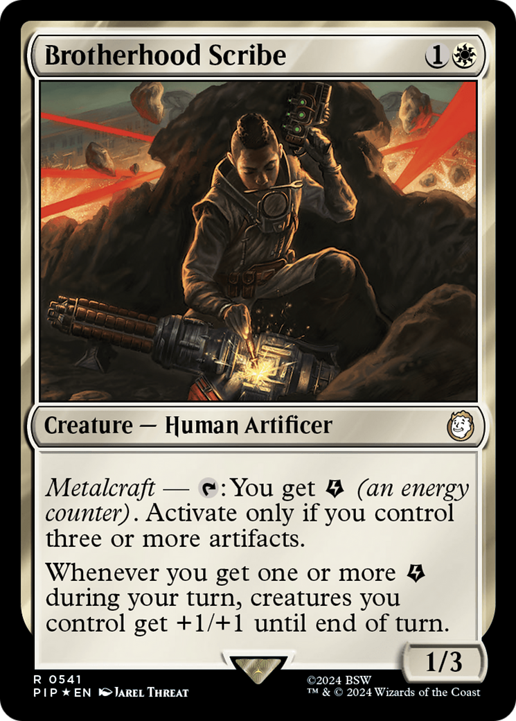 Brotherhood Scribe (Surge Foil) [Fallout] | Red Riot Games CA