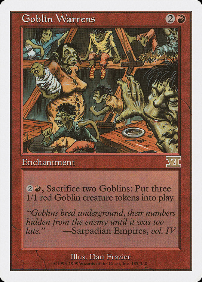 Goblin Warrens [Classic Sixth Edition] | Red Riot Games CA