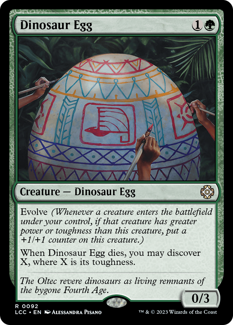 Dinosaur Egg [The Lost Caverns of Ixalan Commander] | Red Riot Games CA