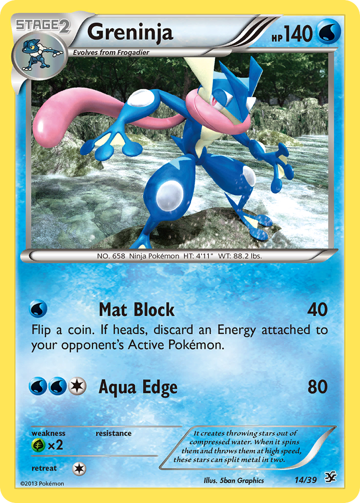 Greninja (14/39) [XY: Kalos Starter Set] | Red Riot Games CA