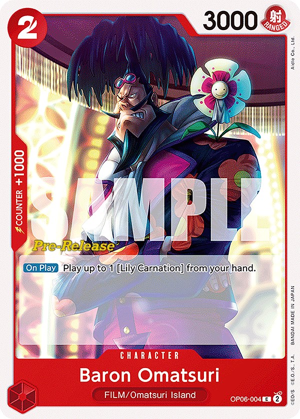 Baron Omatsuri [Wings of the Captain Pre-Release Cards] | Red Riot Games CA