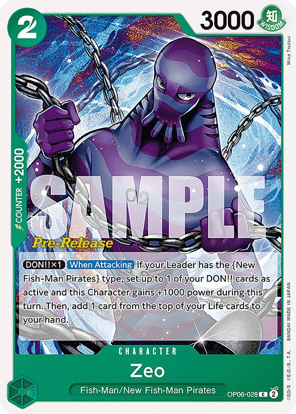 Zeo [Wings of the Captain Pre-Release Cards] | Red Riot Games CA
