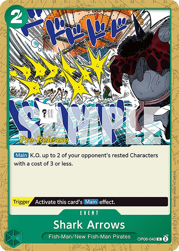Shark Arrows [Wings of the Captain Pre-Release Cards] | Red Riot Games CA