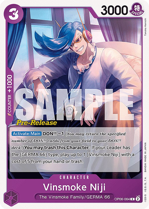 Vinsmoke Niji (064) [Wings of the Captain Pre-Release Cards] | Red Riot Games CA