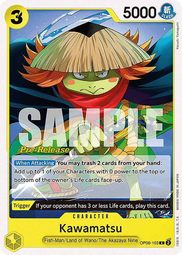 Kawamatsu [Wings of the Captain Pre-Release Cards] | Red Riot Games CA