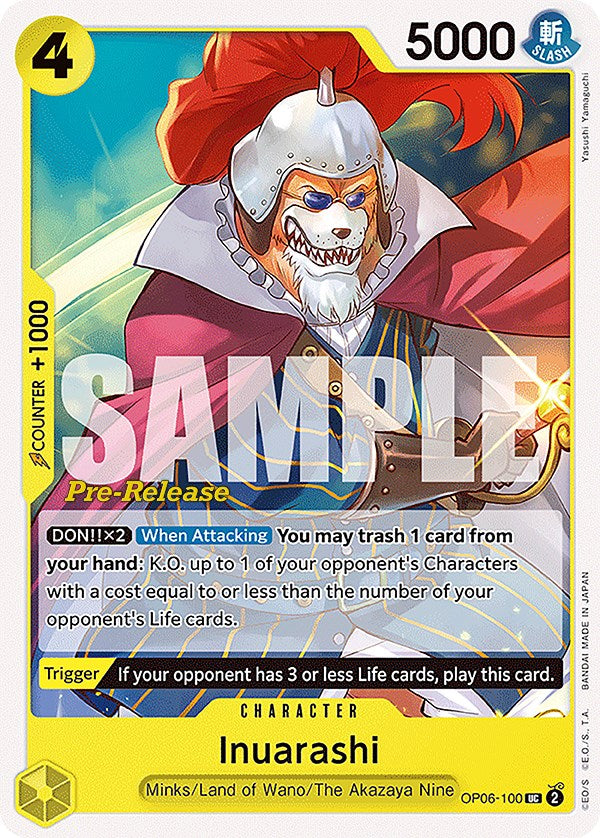 Inuarashi [Wings of the Captain Pre-Release Cards] | Red Riot Games CA