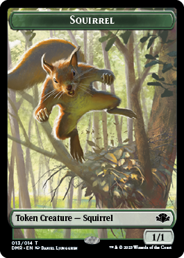 Insect // Squirrel Double-Sided Token [Dominaria Remastered Tokens] | Red Riot Games CA