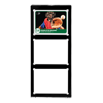 Ultra PRO: UV One-Touch Magnetic Holder - 35pt (3-Card Black Border)