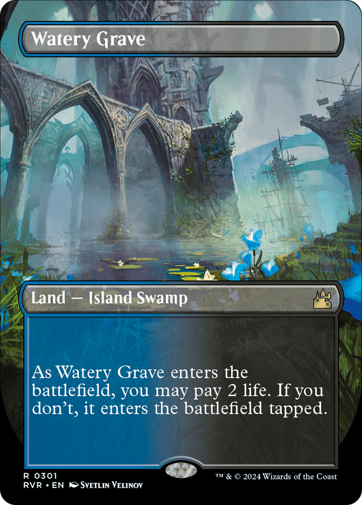 Watery Grave (Borderless) [Ravnica Remastered] | Red Riot Games CA
