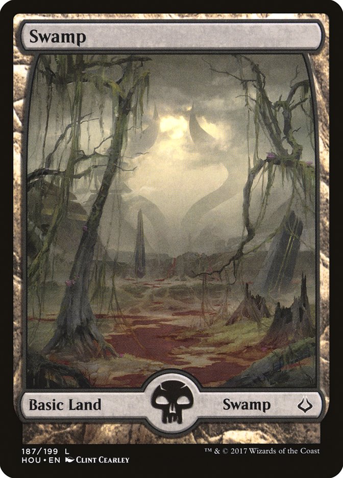 Swamp (187) [Hour of Devastation] | Red Riot Games CA