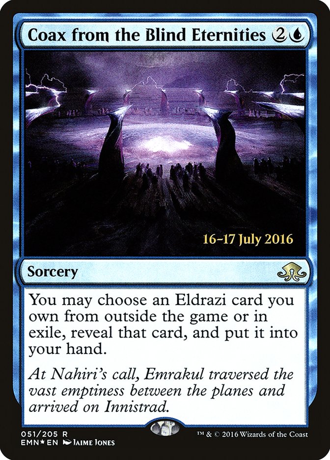 Coax from the Blind Eternities [Eldritch Moon Prerelease Promos] | Red Riot Games CA