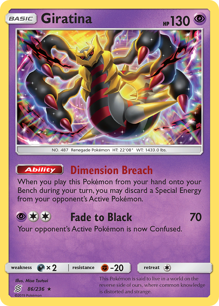 Giratina (86/236) [Sun & Moon: Unified Minds] | Red Riot Games CA