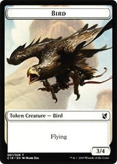 Bird (001) // Sculpture Double-Sided Token [Commander 2019 Tokens] | Red Riot Games CA