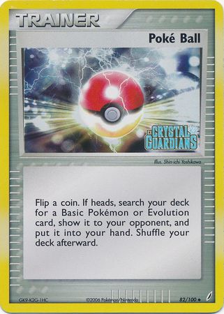 Poke Ball (82/100) (Stamped) [EX: Crystal Guardians] | Red Riot Games CA