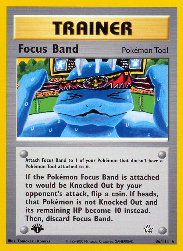 Focus Band (86/111) [Neo Genesis 1st Edition] | Red Riot Games CA